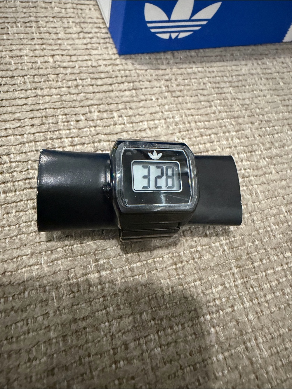 Adidas Digital Black Retro Finger Watch